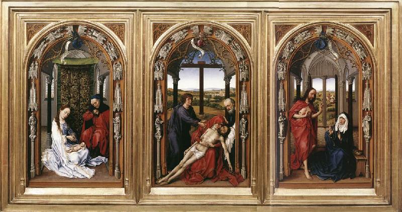 Rogier van der Weyden Miraflores Altarpiece china oil painting image